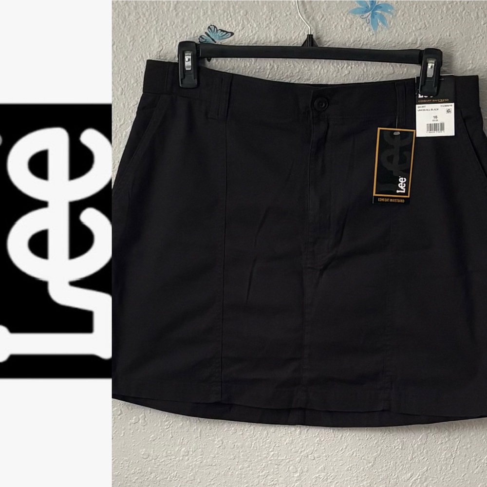 Classic Black Mini Skort Lee